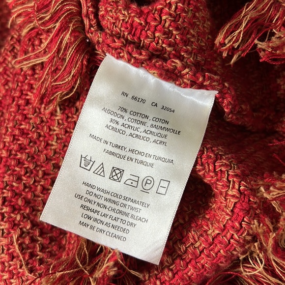 ANTHROPOLOGIE HOLDING HORSES Red Knit Sleeveless Dress XS - Picture 8 of 8